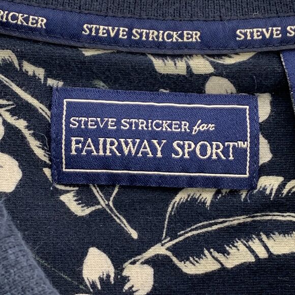 Steve Stricker Fairway Sport Mens Polo Shirt XXL Short Sleeve Cotton Feather Blu - Picture 5 of 9